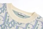 Dior full-print Jacquard round-neck Sweater (off-white) - Image 3