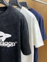 NEW Balenciaga round-neck T-shirt 1：1 Phantom LOGO - Image 5