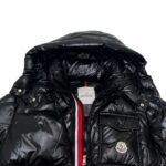 Moncler down jacket Black white 500g white duck down patent skin waterproof - Image 4