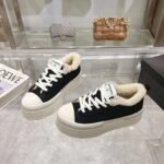Chanel original suede lettering casual lady shoes - Image 23