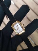 Chanel new watch original watch one yard cowhide black velvet strap