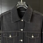 Balenciaga vintage washed denim jacket - Image 3