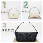 GUCCI counter quality bag original leather premium version 23x12x10cm - Image 3