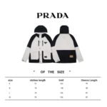 Prada hooded patchwork coat. - Image 2