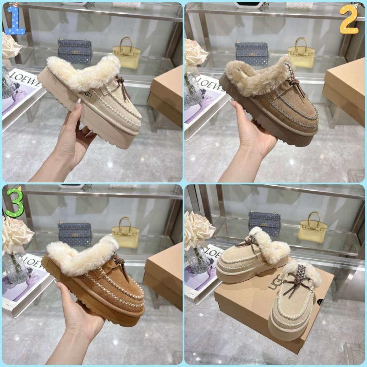 2626126.jpg UGG autumn and winter wool slippers casual closed toe slippers advanced version - Image 1