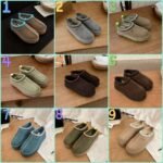 UGG autumn and winter new color matching snow boots lining wool material