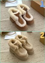 UGG winter new snow boots with wool inner lining and a 6.5cm thick sole. - Image 3