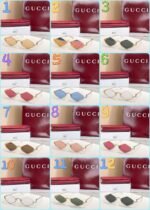GUCCI sunglasses new colors launched high-end version SIZE: 53-22-135