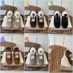 Brunello Cucinelli New wool casual shoes upper suede material lining wool material high-end version