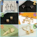 GUCCI asymmetric earrings