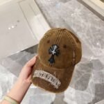 Chrome Hearts original made old ripped baseball caps - Image 9