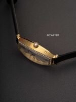 Cartier Tonneau cask gold diamond watch - Image 3