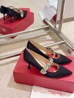 Roger vivier bouquet of flower diamonds kitten shoes - Image 4