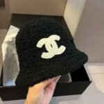 chanel original lamb wool bucket hat 57cm - Image 4
