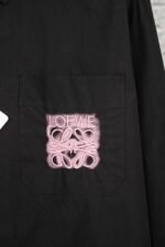 Loewe new phosphor embroidered long-sleeved shirt ME03 - Image 5