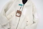 Burberry double-sided logo pattern khaki double-sided fleece coat - Image 17