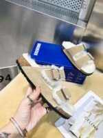 birkenstock original wool slippers imported mercerized cowhide suede upper - Image 24