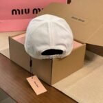 miumiu embroidered baseball cap - Image 20