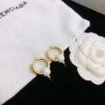 Balenciaga new stud brass plated 18k gold - Image 4