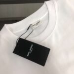 Saint Laurent original round neck short sleeve YSL embroidery logo - Image 10