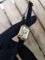 Chanel new watch original watch one yard cowhide black velvet strap - Image 3