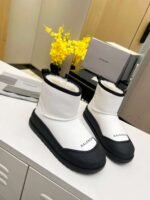 balenciaga sheepskin all-in-one snow boots