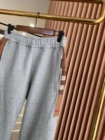Burberry plaid cotton blend sweatpants suit - Image 4