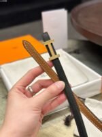 Hermes focus buckle & reversible leather strap 13mm - Image 4