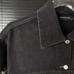 Balenciaga vintage washed denim jacket - Image 4