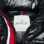 Moncler down jacket Black white 500g white duck down patent skin waterproof - Image 5