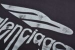 Balenciaga 1:1 melted letter print short-sleeved shirt 230g - Image 5