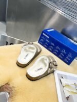 birkenstock original wool slippers imported mercerized cowhide suede upper - Image 15