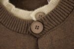 Miumiu sweater fake two-piece wool cardigan - Image 5