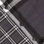 burberry double-brushed striped pair check classic shirt - Image 6