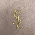 Saint Laurent original round neck short sleeve YSL embroidery logo - Image 19