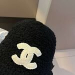 chanel original lamb wool bucket hat 57cm - Image 2