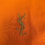 Saint Laurent original round neck short sleeve YSL embroidery logo - Image 27