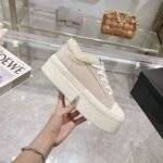 Chanel original suede lettering casual lady shoes - Image 30