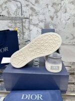 Dior original casual shoes diamond pattern canvas inlay - Image 6