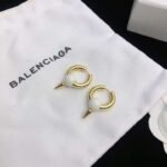 Balenciaga new stud brass plated 18k gold - Image 3