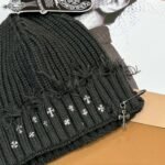 Chrome Hearts Cross knitted cap - Image 15