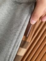 Burberry plaid cotton blend sweatpants suit - Image 5