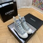 Chanel original new canvas boots - Image 6
