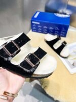 birkenstock original wool slippers imported mercerized cowhide suede upper - Image 6