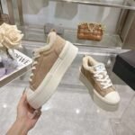 Chanel original suede lettering casual lady shoes - Image 14