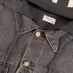 Celine 1:1 hooded sweatshirt denim fashion jacket - Image 4