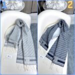 Dior twill print scarf, 100% cashmere, premium version. Dimensions: 45 x 200 cm