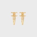 CELINE SET OF 2 BRASS SNAP HAIR CLIPS WITH - Image 3