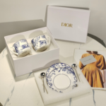 DIOR tiger print cup and saucer set - Image 5