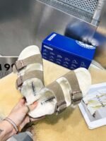 birkenstock original wool slippers imported mercerized cowhide suede upper - Image 16